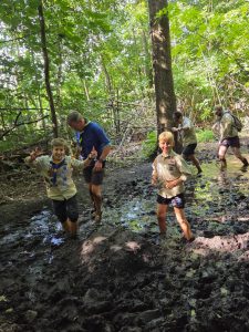 Juffis unterwegs im Barfußpark Brunssum